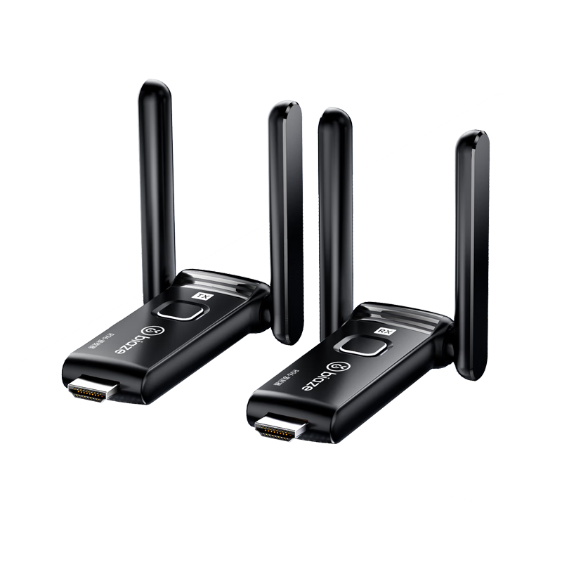 BIAZE HDMI Wireless Transmitter, Screen Mirroring Device, Extension Point-To Receiver Transmitter, Remote Signal Transmission, High-Definition Video for Audio And Video, Laptop to TV Display Projectio