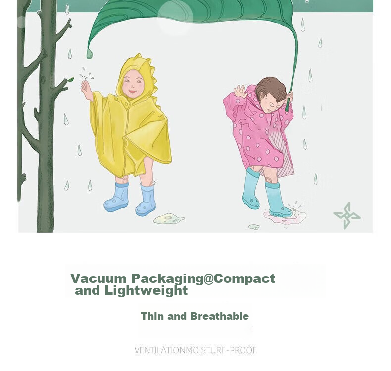 BWNK Portable Card Raincoat Disposable Poncho Vacuum Compressed Outdoor Hiking Rafting Team Building Space-Saving 5-Pack Random Colors 9