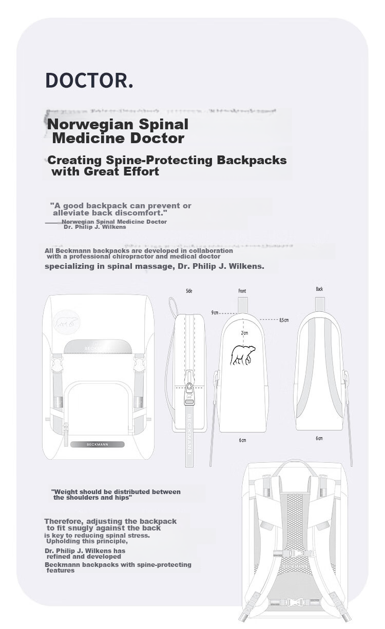 Beckmann Norwegian Primary School Spine-Protecting Backpack, Large Capacity, Stylish, Load-Reducing, for Boys And Girls in Grades 4-6, Children's Backpack 4