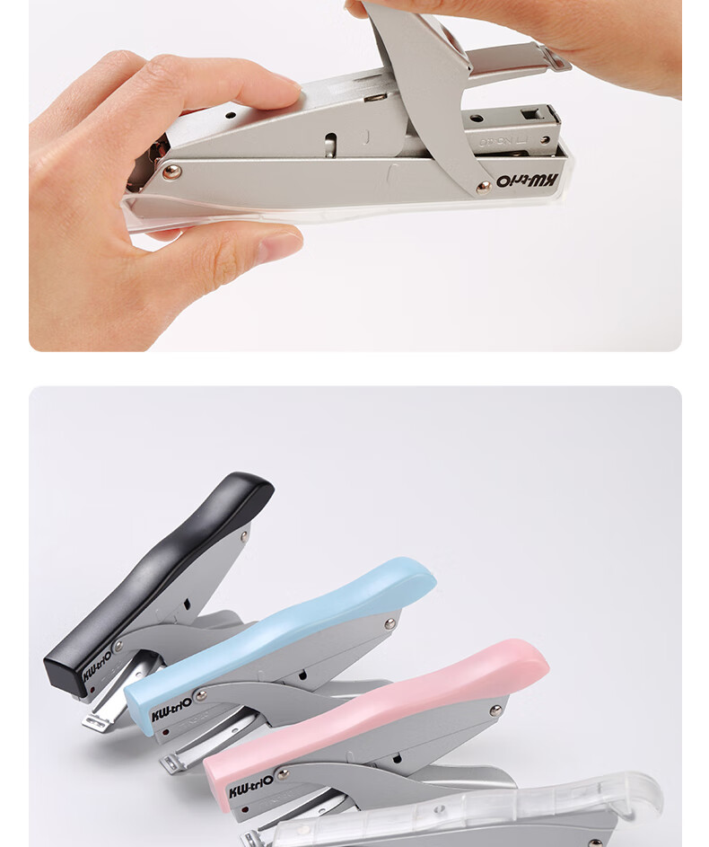 KW-Trio [Super Popular] Handheld Stapler, Portable Office Stapler, Takeout No.10 Stapler, Can Staple up to 10 Pages 15