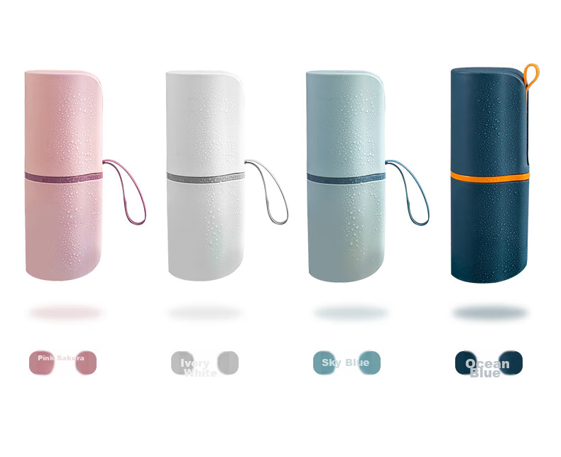 Siwangongli Travel Toiletry Cup, Toothbrush Cup, Portable Toothbrush Holder, Mouthwash Cup, Tooth Mug, Toothpaste Storage Container, Dental Care Box SW7605 10