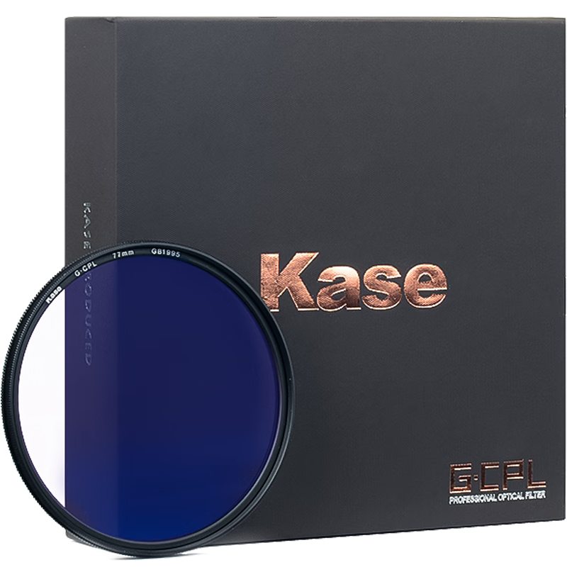 Kase 72mm Gold Ring G-CPL Polarizing Filter, Double-Sided Multi-Layer Coated Polarizing Filter, Polarizer, High Hardness Corrosion-Resistant High-Definition High-Transparency Light Photography Anti-Glare Filter
