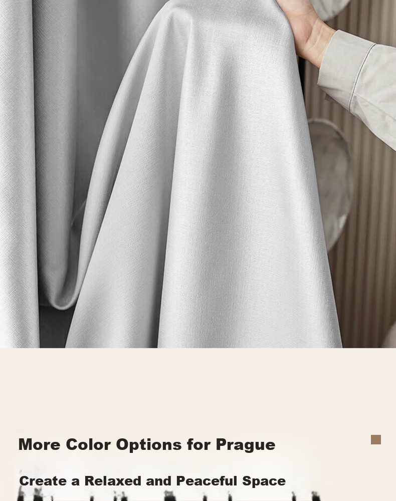 Ali Curtain, No Drilling Required, Hook-Type Blackout Curtain, High Sunshade for Living Room, Finished Curtain, Width 1.3 Meters, Height 1.8 Meters 15