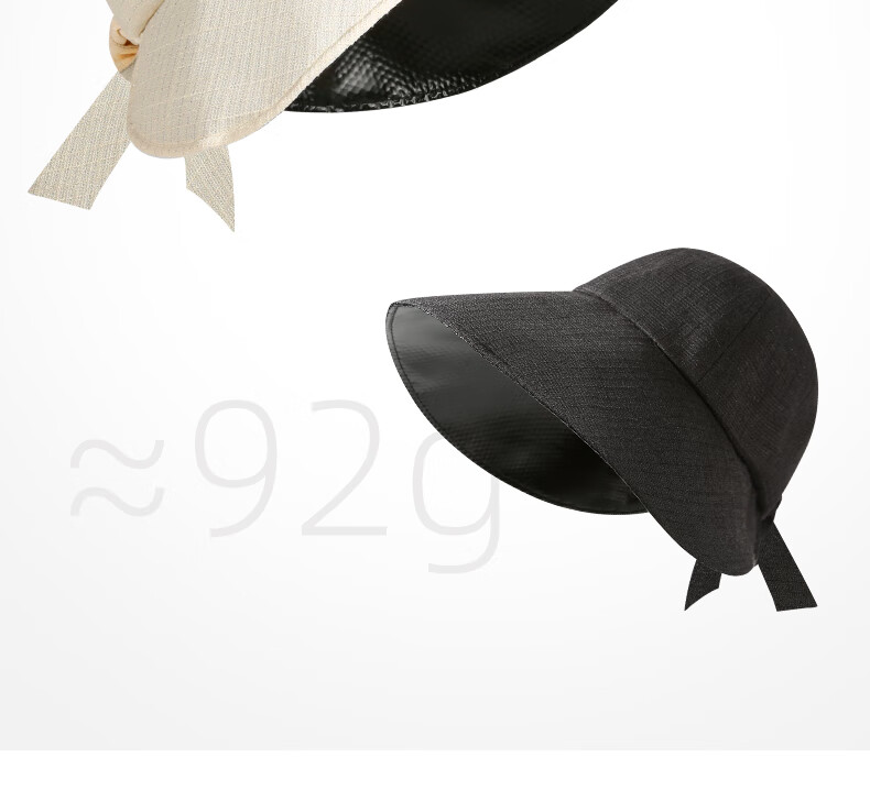 CACUSS Sun Hat for Women, Summer Sweet Face-Slimming Straw Hat, Casual Fisherman Hat, Beige 14