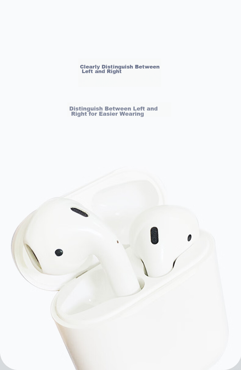 Masentek ES11 Earphone Eartip Protective Cover, Compatible with AirPods 1/2 First And Second Generation Bluetooth Headphones, Apple Pro34 Third And Fourth Generation Semi-In Earphones, Non-Slip Silicone Accessory 9