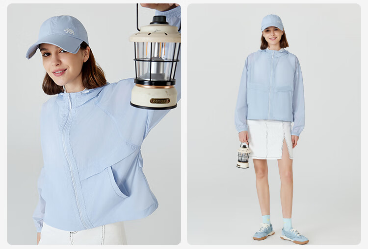 NORTHLAND Summer Outdoor Women's Cicada Wing Sunscreen Skin Jacket UPF50+ Lightweight Breathable Sun Protection Coat 15