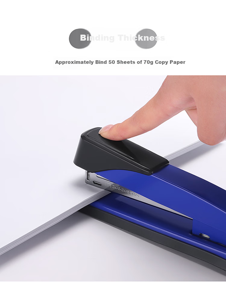 SUNWOOD Efficiency King Series, 25-Page Rotatable Stapler, Compatible with 24/6 Staples, Black, P414 3