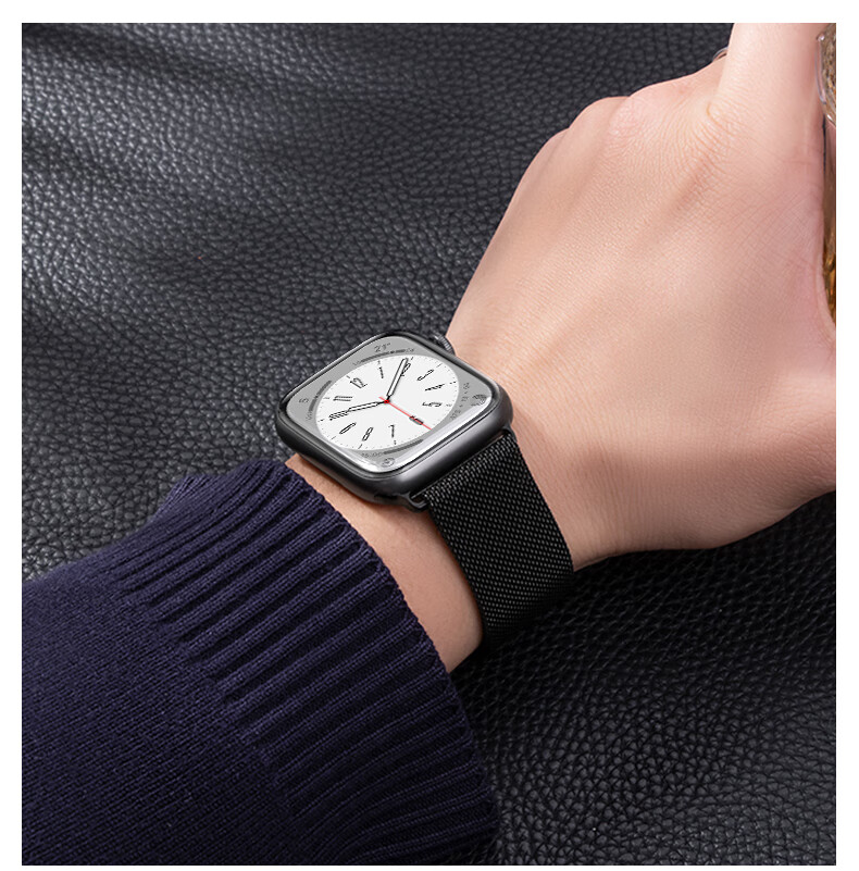 BHO [Official Milanese] Compatible with Apple Watch Band, Metal Strap for Apple Watch S12, IWatch S11/10/9/8/SE3/2/Ultra4 Band 9