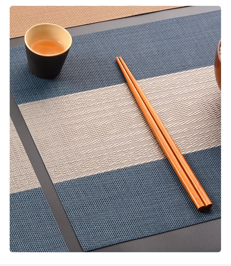 AVIVI Placemats, Heat-Resistant Mats, Western-Style Placemats, Waterproof Tea Table Mats, Table Flags, Dining Table Mats, Plate Mats, 30*45*4 Pieces, Mi Zha 3