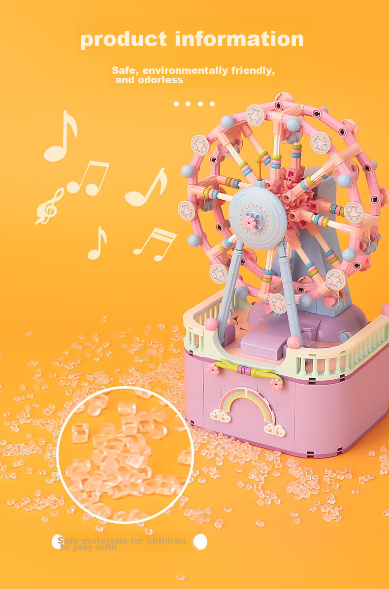 MAIER FEILE Birthday Gift for Little Girls Aged 6-10 Children's Toy Musical Music Box for Girls Ages 7-14 Practical 6