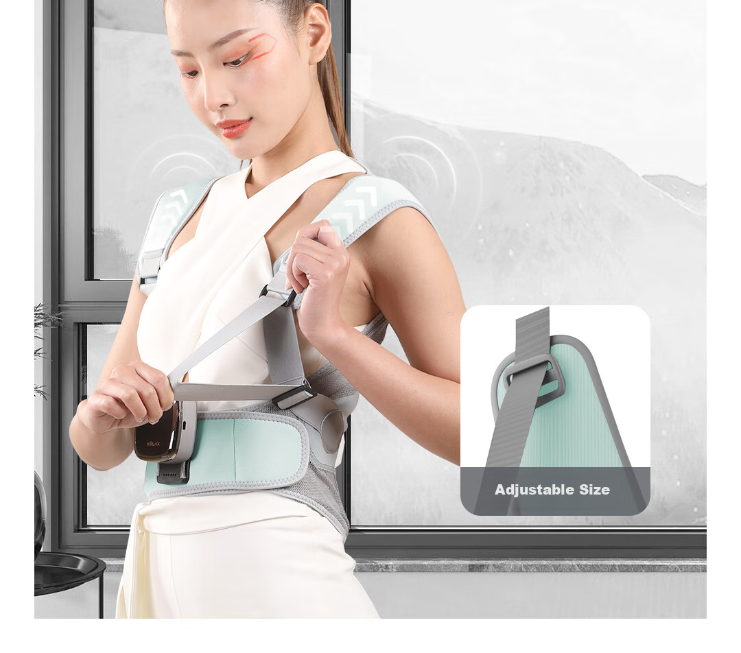 KCOTSON Electric Heating Shoulder And Neck Massager with Warm Reminder, Infrared Therapy Device for Back Care, Large Size, Gift for Teachers on Teacher's Day 20