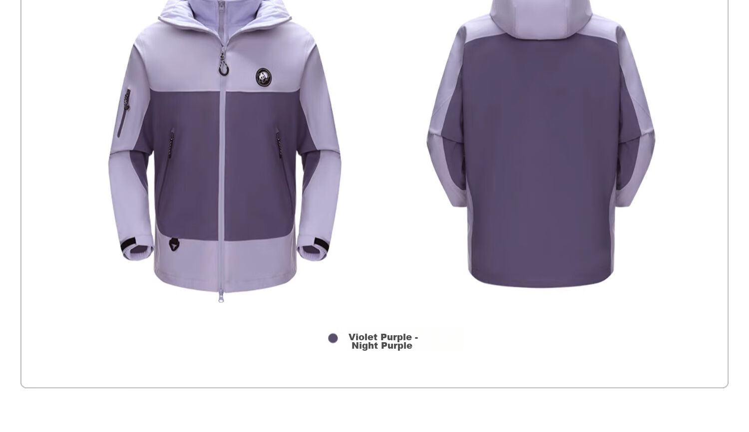 CAMEL Panda Three-In Outdoor Waterproof Windproof Jacket Hiking Mountaineering Coat Autumn Winter Men's Women's Style 1613 21