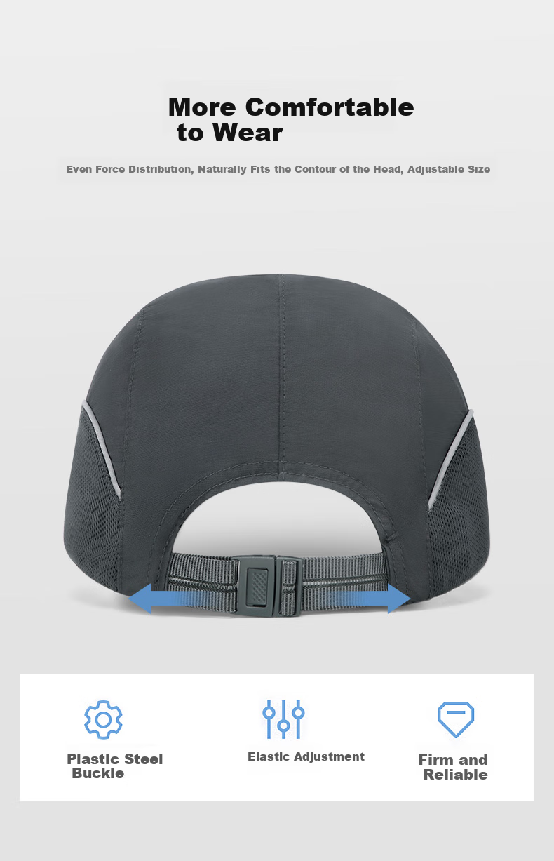 JEEP Baseball Cap for Men, Summer Mesh Quick-Dry Sun Protection Hat, Unisex Visor Cap, Sports Outdoor Sun Hat 8
