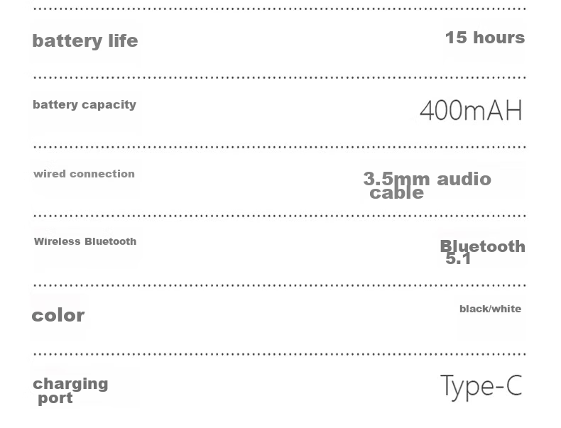 Lenovo Ecological Brand Yinin Wireless Bluetooth Over-Ear Headphones High-Quality Music Computer Gaming Sports Stereo Headphones Compatible with Sony Xiaomi Black 10