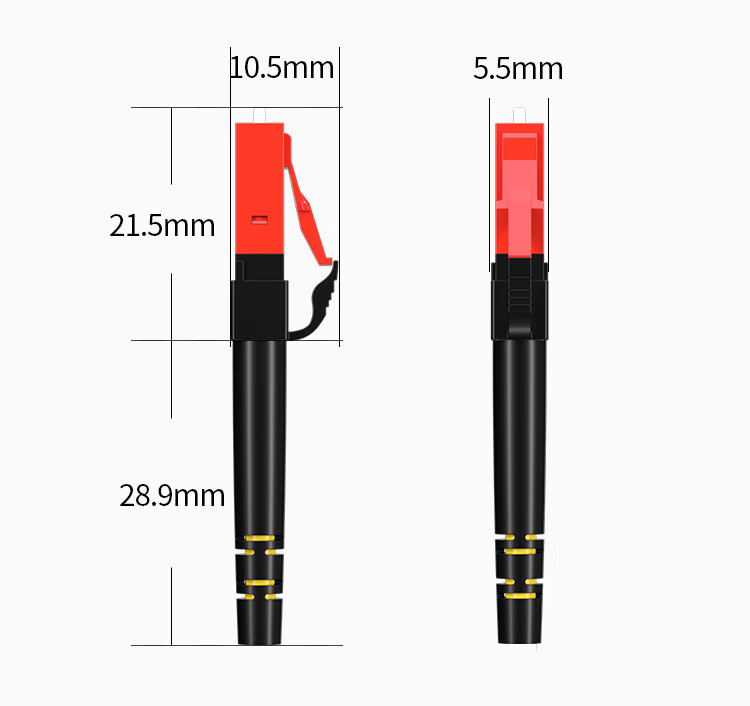 AMPCOM Telecom-Grade LC-LC Single-Mode Fiber Optic Patch Cable, 9/125 Dual-Core, LSZH Low Smoke Zero Halogen Flame-Retardant Outer Sheath, 2.0 Transceiver, 10G Pigtail for Home Installation, 2 Meters, ASM2LC002 5