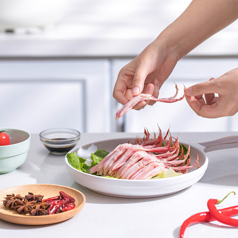 华英（HUAYING）精切樱桃谷鸭鸭舌260g 冷冻生酱卤鸭卤煮食材烧烤食材