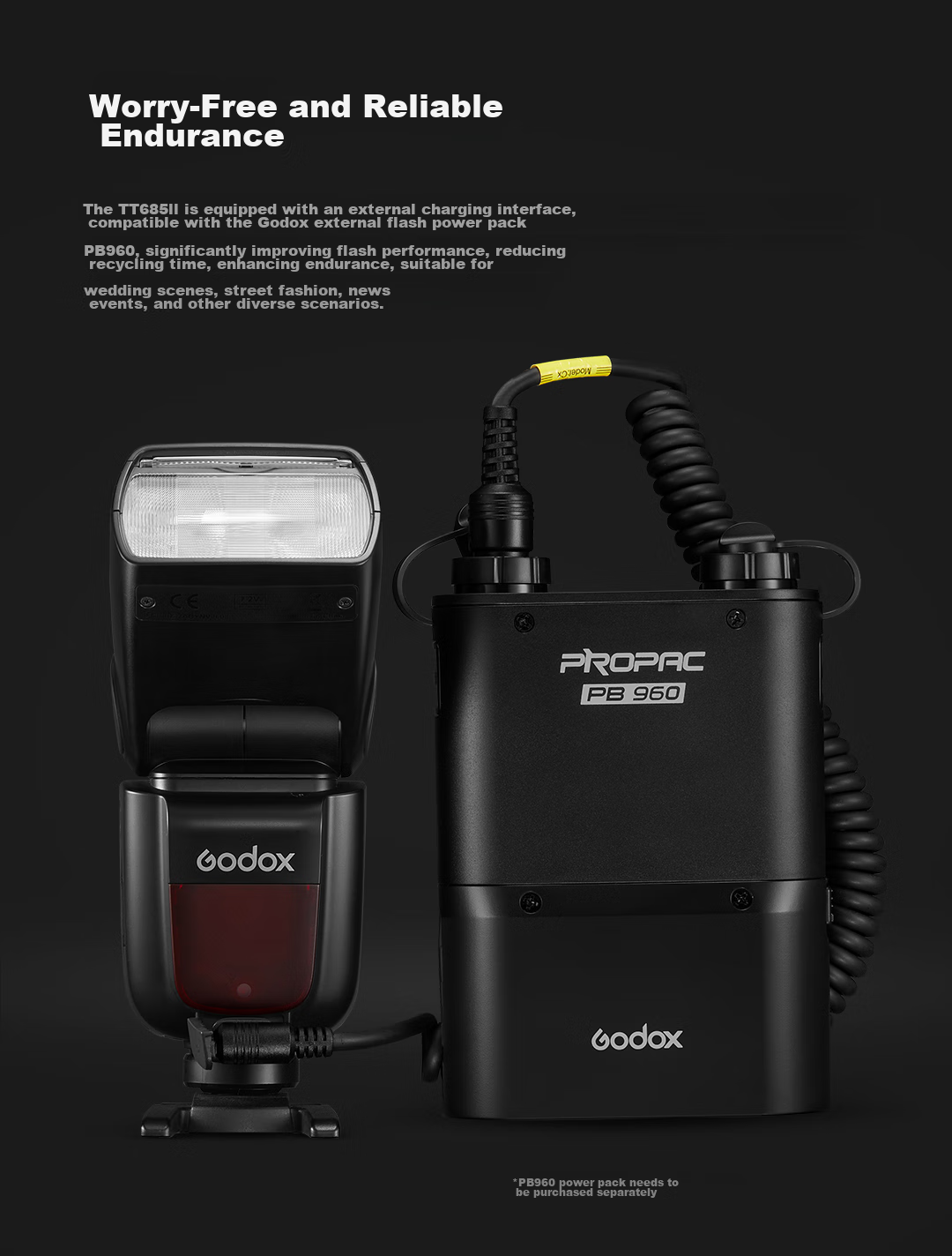 Godox TT685II Second Generation Hot Shoe Flash, High-Speed Sync TTL Photography Flash, Outdoor Portrait Model Fill Light, Fuji Versio 5