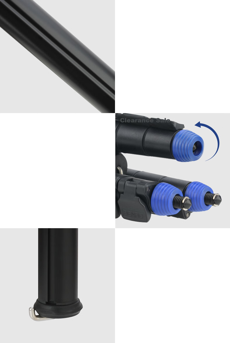 Benro A2883FS4N DSLR Video Tripod with Professional Camera Hydraulic Handle, Pan-Tilt Head, Adjustable Level Ball Bowl, Monopod Tripod Kit 23