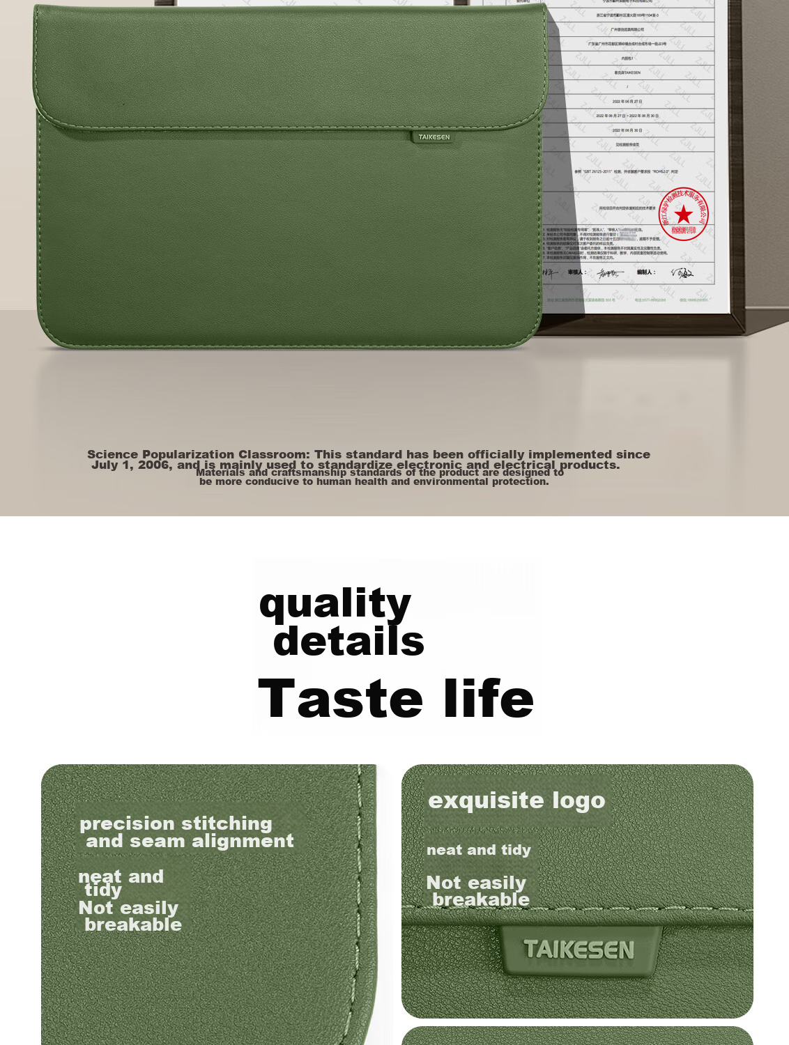 Taikesen Laptop Sleeve Compatible with Apple MacBook 15-Inch, Lenovo, Huawei Laptops, Protective Cover for Men And Wome 17