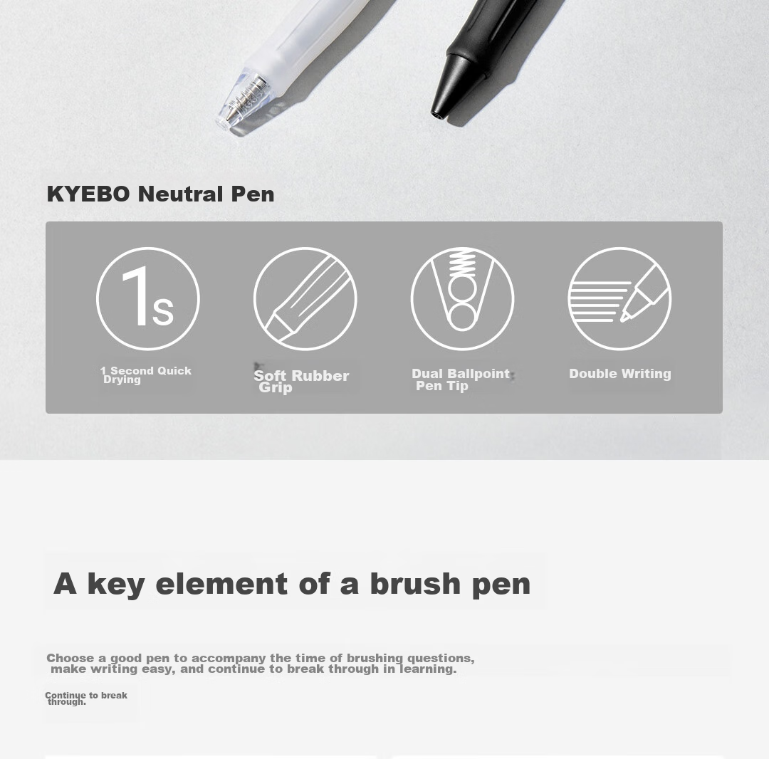 KACO Black Knight Retractable Gel Pen, 0.5mm Bullet Tip, Black, for Students' Exams And Writing, Large Capacity, Quick-Drying Ink Pen, Pack of 5 2