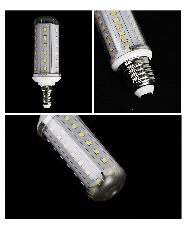 FSL LED Corn Bulb Candle Light Pendant Light Source E14 Small Screw Base 9W White Light 6500K 1