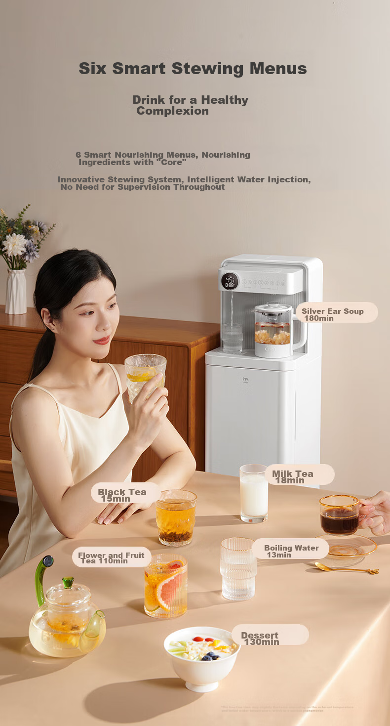 JMEY Instant Hot Water Dispenser, High-End Smart Tea Bar Machine for Home Use, Direct Drinking Machine, Bottom-Loading Water Tank, Electric Kettle, All-In Machine for Living Room And Office, C5PLUS 14