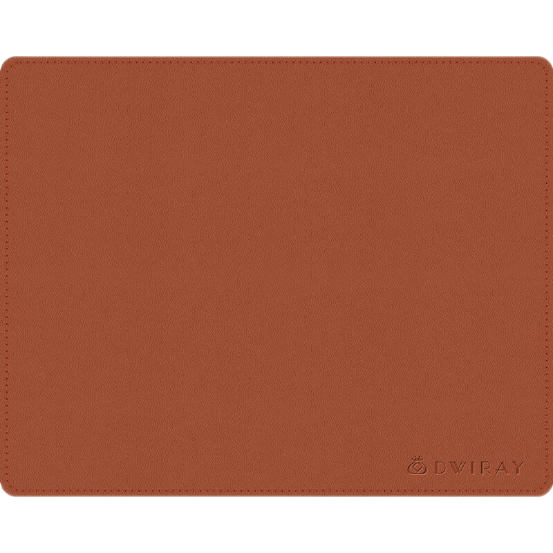 DiyiGongfang Mouse Pad, Small Desk Mat, Laptop Pad, Office Mat, Gaming Mouse Pad, Portable Desktop Pad, Writing Pad, Leather Stitched Rectangular Mat, 270x210mm