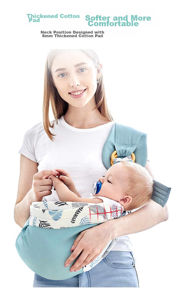 Aibaoshi Baby Carrier Mesh Breathable Multifunctional Nursing Cloth Horizontal Front-Facing Baby Carrier M629 with Drool Bib 7