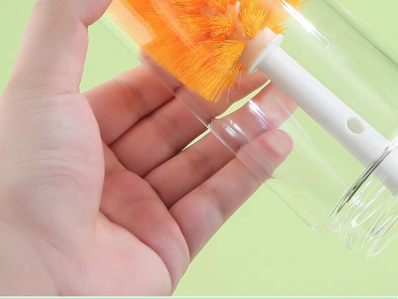 PINYU Cup Brush Cleaning Tool Four-In Long Handle Silicone Bottle Brush Water Cup Mouth Tea Cup Thermos Cup Gap Straw Brush 9