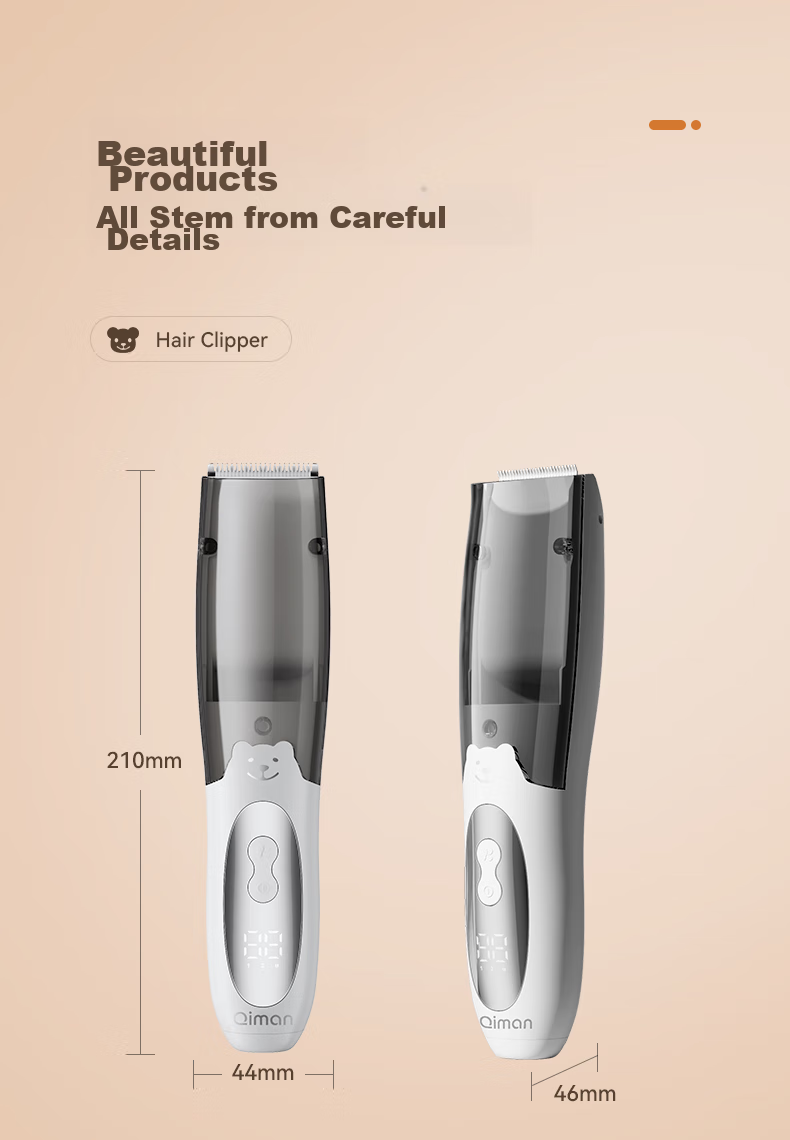 Qiman Automatic Hair Removal Baby Hair Clipper, Quiet Children's Hair Trimmer, Newborn Hair Shaver, Infant Hair Cutting Electric Shaver, QM2007 Gift Box Editio 31
