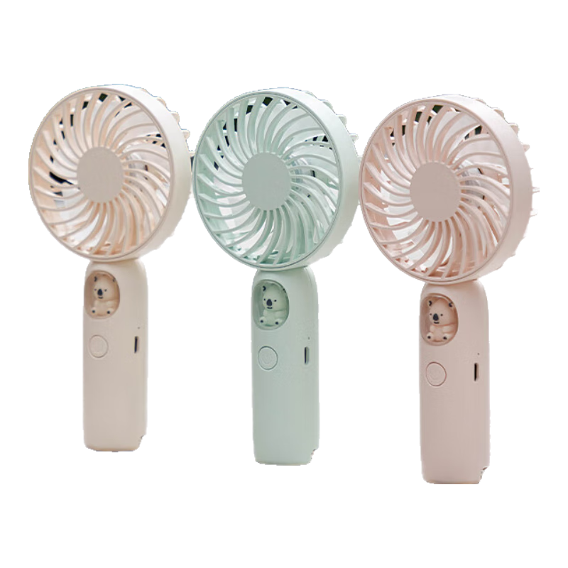Kelleia Handheld Mini Fan, USB Fan, Portable Electric Fan, for Students, Office, Dormitory, Long Battery Life, Outdoor Travel, QL-F1, Mint Gree