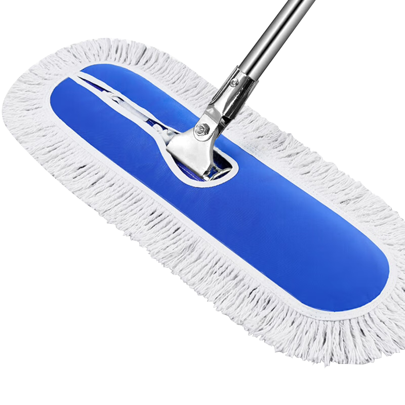 Yagao Flat Mop, 100CM, Large Dust Pusher, Hotel And Housekeeping Absorbent Cotton Yarn Mop, Factory-Grade Long Floor Mop, Large Mop