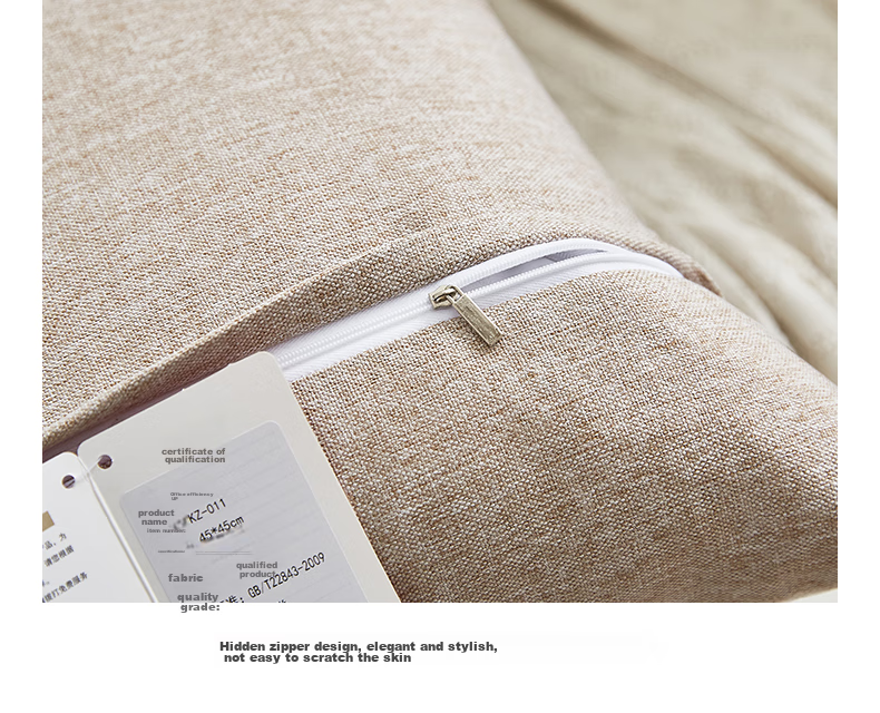 Hengyuanxiang Plain Lace Pillowcase for Office, Car, Home Use, Nap Pillow Cover, 45x45cm 9