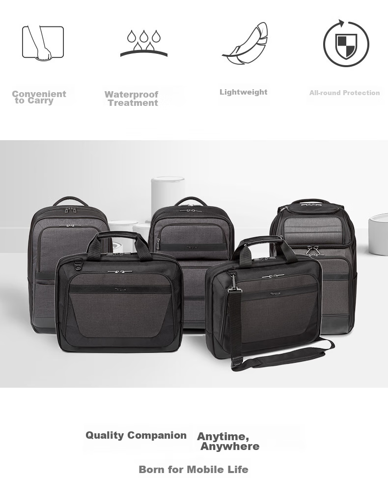 TARGUS Laptop Bag, 15.6-Inch Fashion Crossbody Bag, Commuter Briefcase, Gift for Boyfriend Or Husband, Black, 914 3