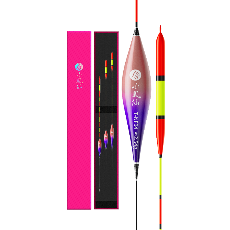 Xiaofengxian T-NF Float Set, Three-Pack, High-Sensitivity Wild Fishing Float Set, Nano-Enhanced Thickened Eye-Catching Fish Floats