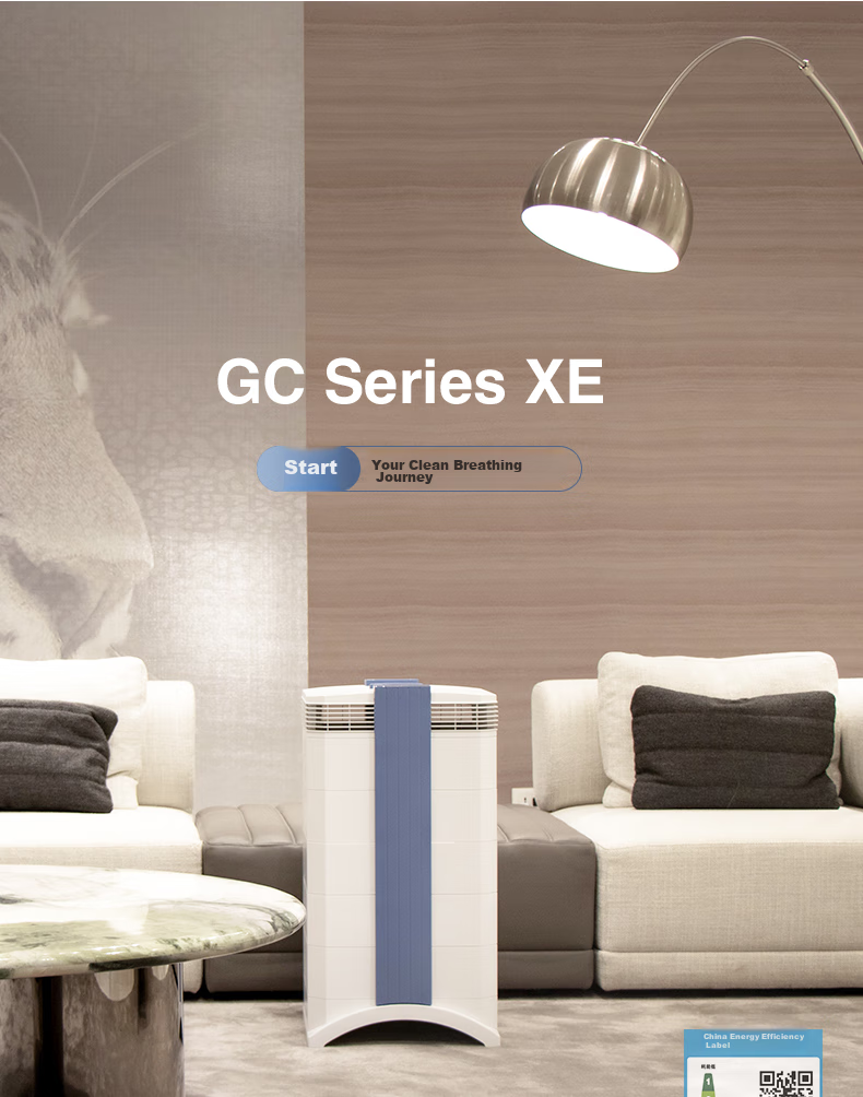 IQAir Air Purifier Long-Lasting Formaldehyde Removal, Bacteria And Virus Elimination for Renovation And New Home Construction, Swiss Original Import Intelligent GC Series XE 19