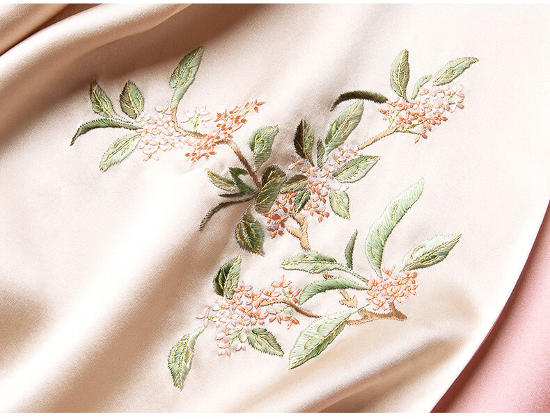 Zhijinlou Suzhou Embroidery Silk Scarf for Women, Chinese Style Business Gift, Mulberry Silk Handmade Embroidered Scarf, Bookmark Pen Set, Birthday Present 12