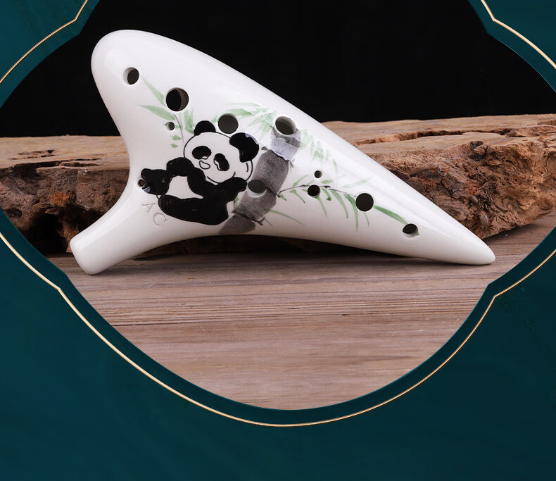 Acacia Bird 12-Hole AC Resin Ocarina Durable Student Performance Ocarina Yellow 6