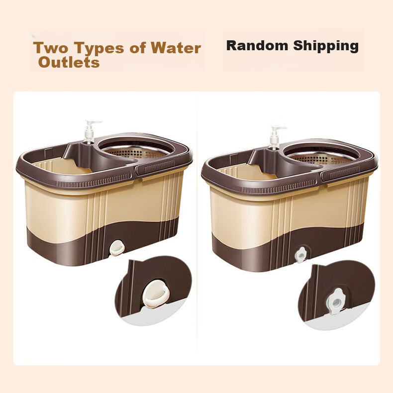 Baijiahaoshi Rotating Mop with 4 Heads, Household All-In No-Hand Washing, 2026 Hand-Pressed No-Hand Washing Household Double-Drive Floor Cleaning Tool 3
