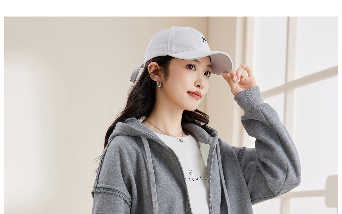 Halo Queen Women's Sweatshirt Jacket with Fashionable Letter Print, Casual Comfortable Loose-Fitting Student Sweatshirt H13KF2141 58