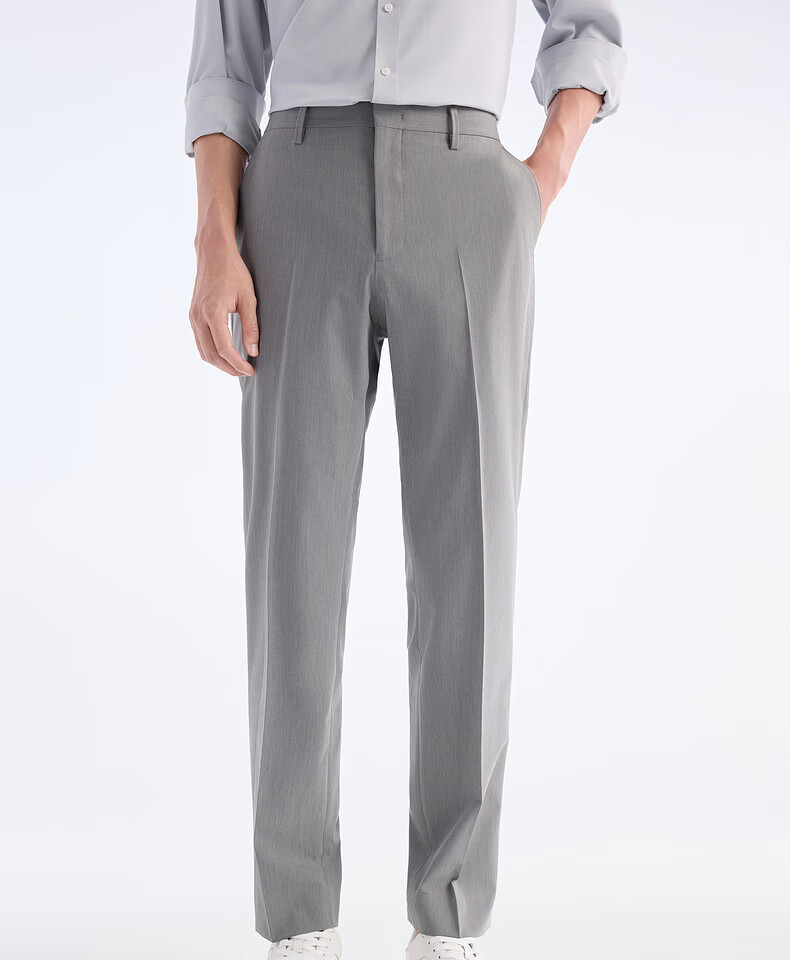 JOEONE Men's Pants, Dress Pants [Wrinkle-Resistant, Color-Fast, Stress-Free Dress Pants], Spring And Summer Business Casual Pants for Men, Size 35 23
