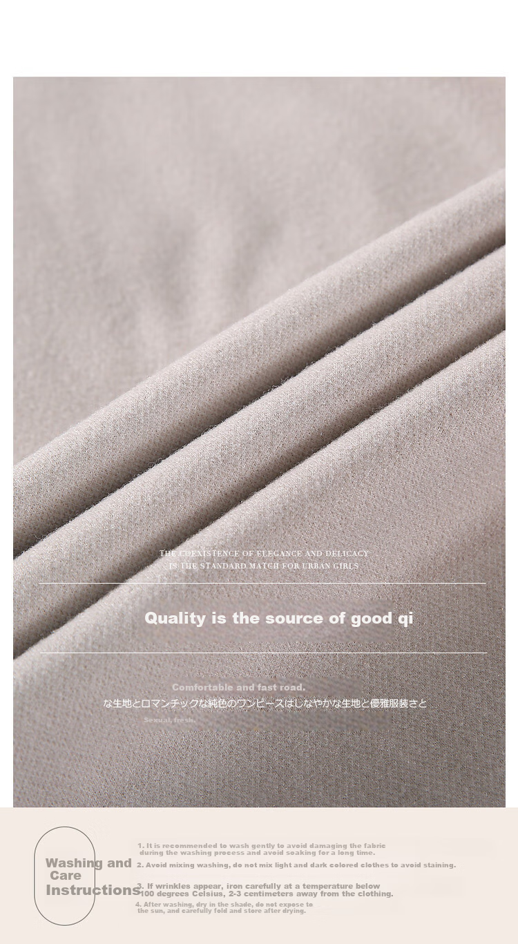 Dme Warm Brushed Harem Pants, Winter Mid-Rise Loose Trousers, Women's Plaid Casual Pants, Off-White, S 5