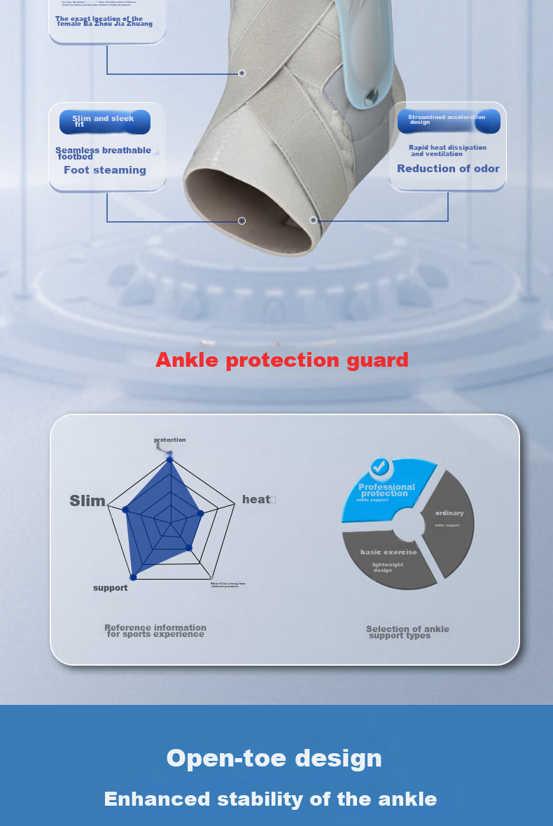 CRALVKOIN Medical Ankle Brace, Ankle Support for Sprains, Ligament Injury Fixation, Sports Ankle Sprain Hard Support 10
