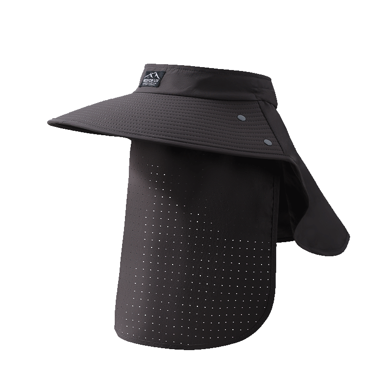 MISSION UV Sun Protection Hat for Men, Sun Visor Hat, Fishing Bucket Hat, Hiking Cap, Summer UV Protection Wide Brim Sun Hat with Face Shield