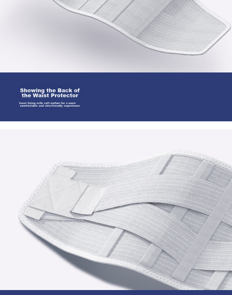Lejing Medical Back Support Belt for Herniated Disc, Lumbar Muscle Strain, Post-Surgery Widened Steel Plate Support 8