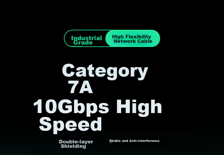 UGREEN Cat7 Ethernet Cable, 10 Gigabit Network Connection Cable, Category 7 Broadband Computer Gaming Competition 8-Core Shielded Monitoring Pure Copper Twisted Pair Network Patch Cable, 1 Meter 80421 1