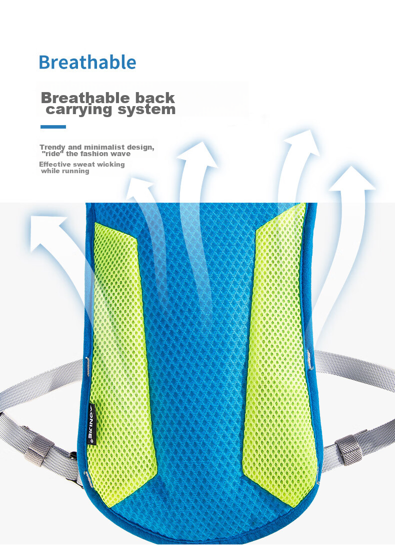 AONIJIE Backpack, Double Shoulder Bag, Off-Road Backpack, Hiking Bag for Men And Women, Outdoor Running Cycling Hydration Pack, Trekking Backpack, 5.5L 9