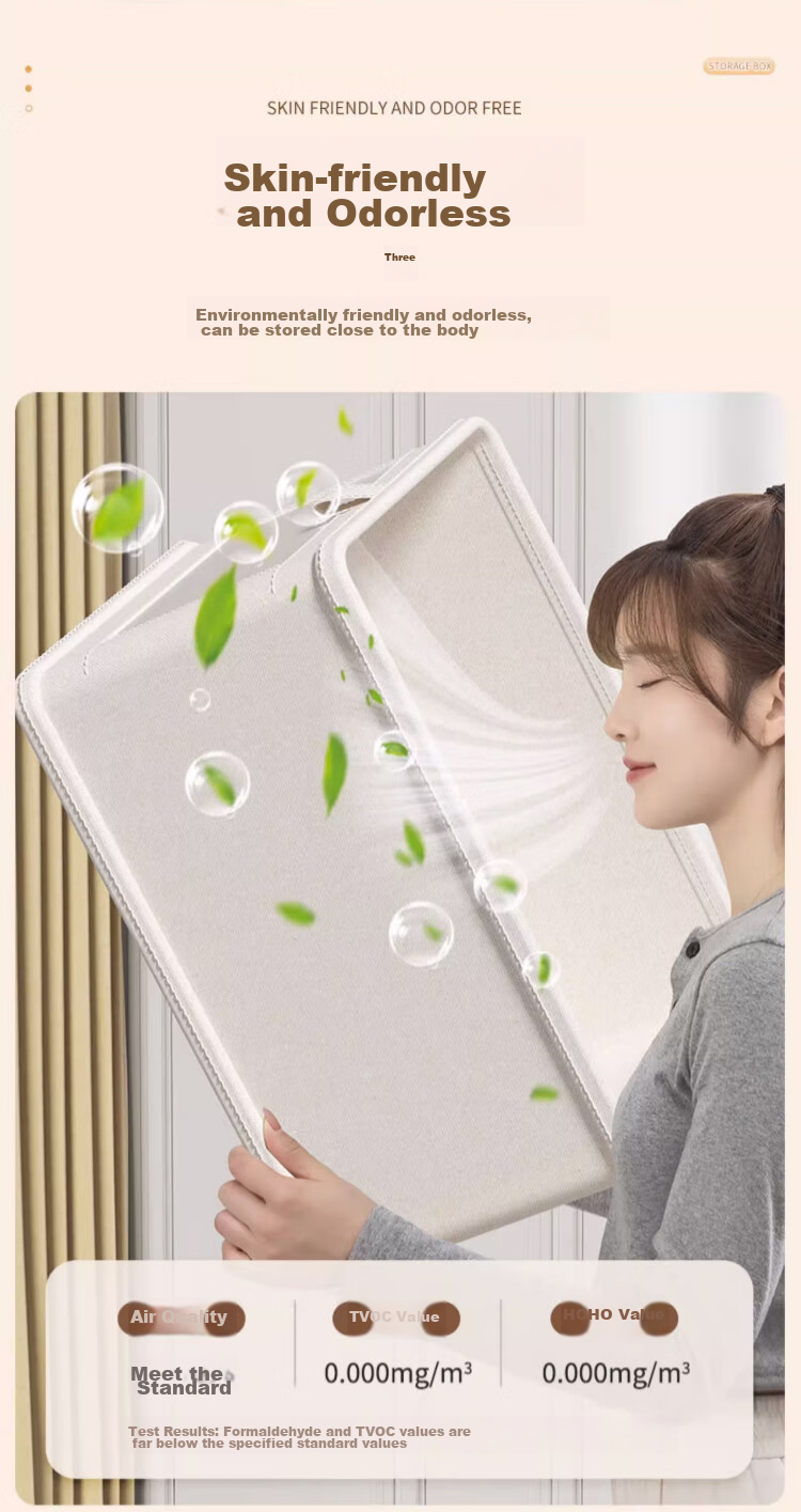 ZUO ZHUAN JIAO Clothes Storage Box, Garment Organizer for Home Use, Closet Box, Storage Solution, Sorting Box, Storage Basket, Set of 2 12