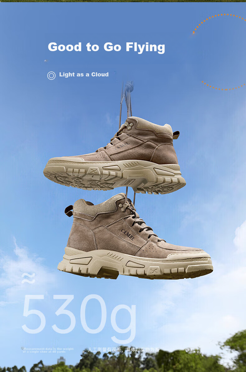 CAMEL Men's Martin Boots, Autumn And Winter Outdoor Versatile Sports Casual Retro Work Shoes, GE12235362, Deep Sand, Size 44 7