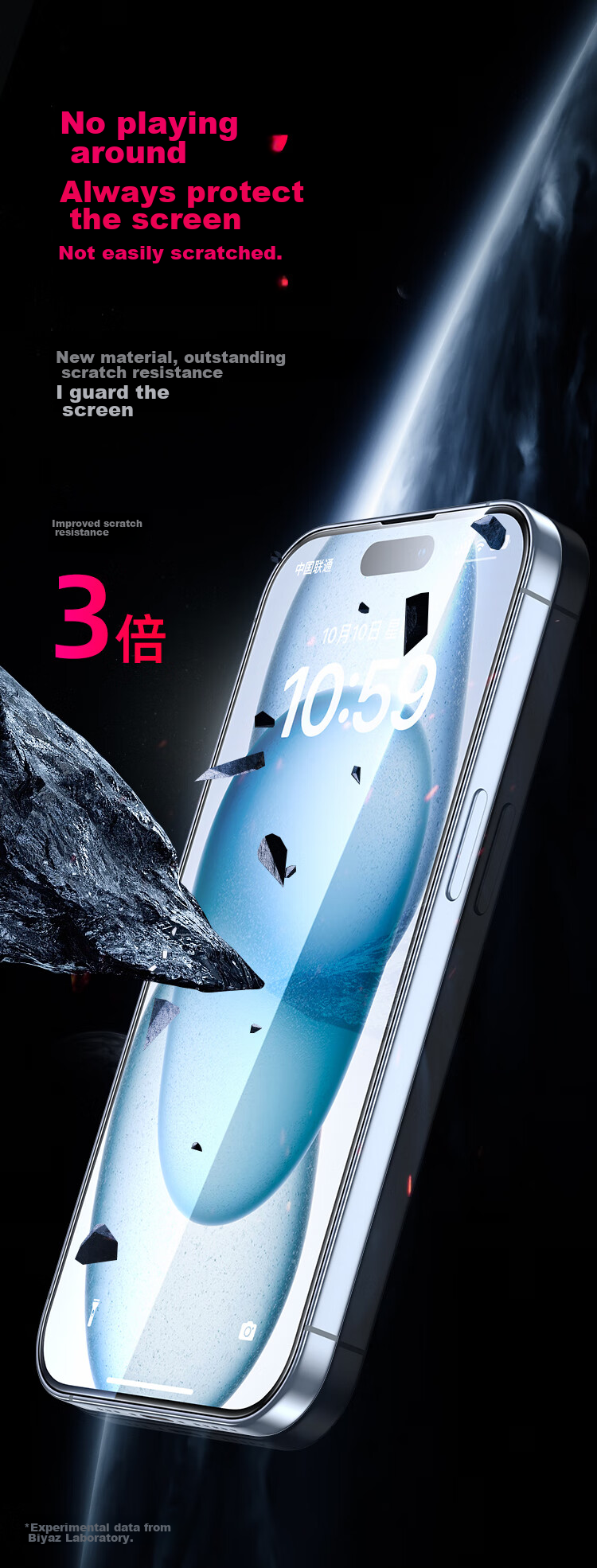 BIAZE [Ultra-Fast Repair Privacy Screen Protector 2 Pieces] for Apple IPhone 15 Pro Hydrogel Soft Film, IPhone 15 Pro Screen Protector, Anti-Peeping HD Non-Tempered Full Adhesive Protective Film JM189 5